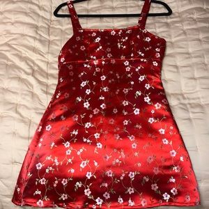 American Vintage red Japanese style dress
